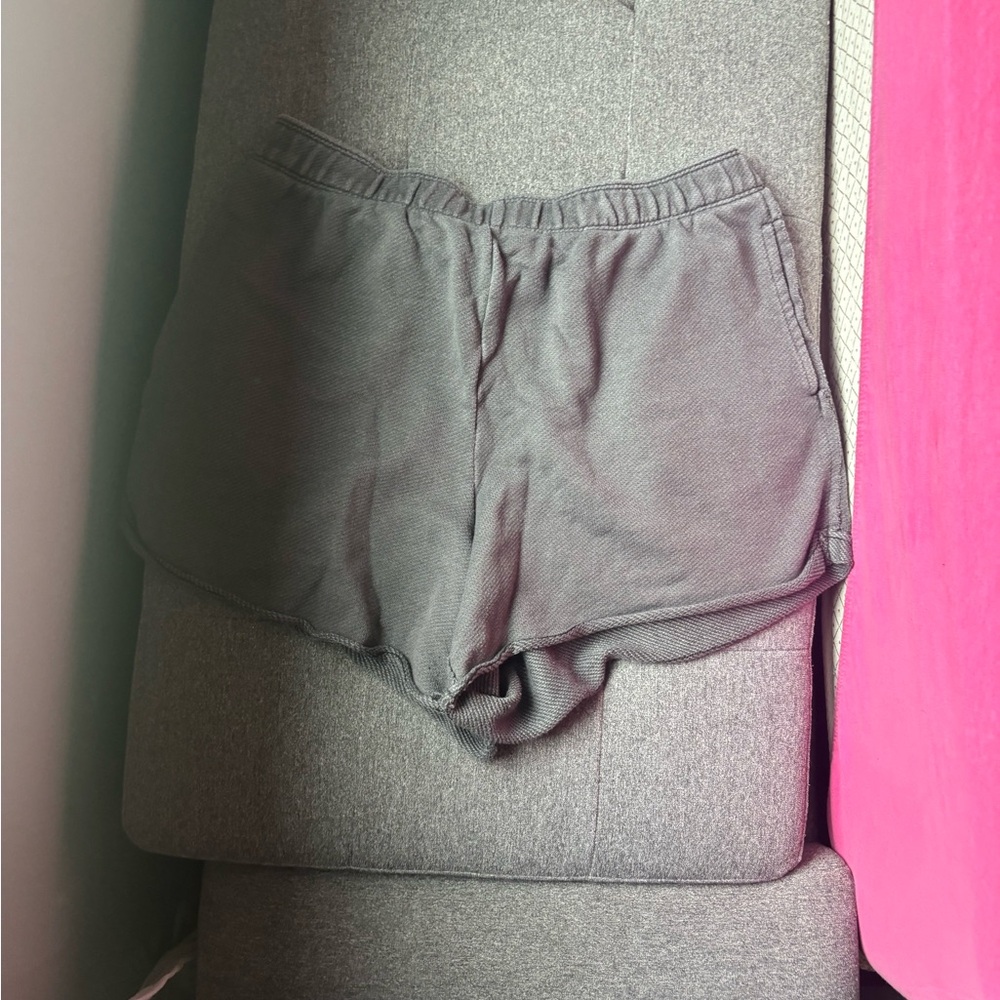 Gray Casual Shorts